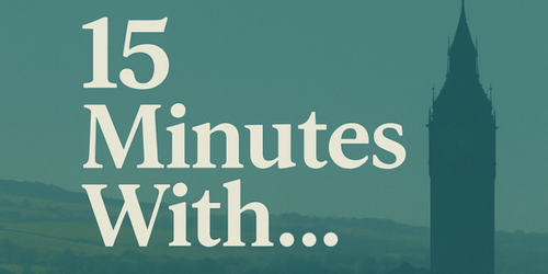 15 mins with... for website
