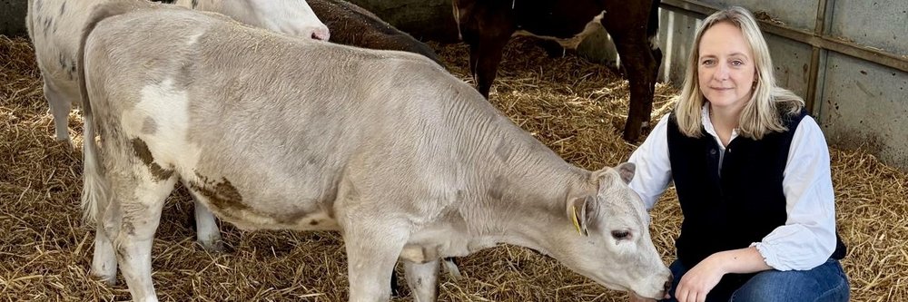 Ann Maidment with Beau Vine