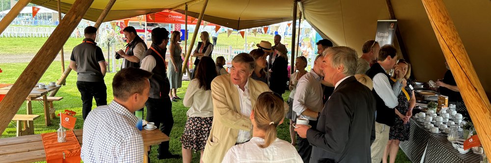 Breakfast on the CLA & Aaron & Partners Solicitors stand