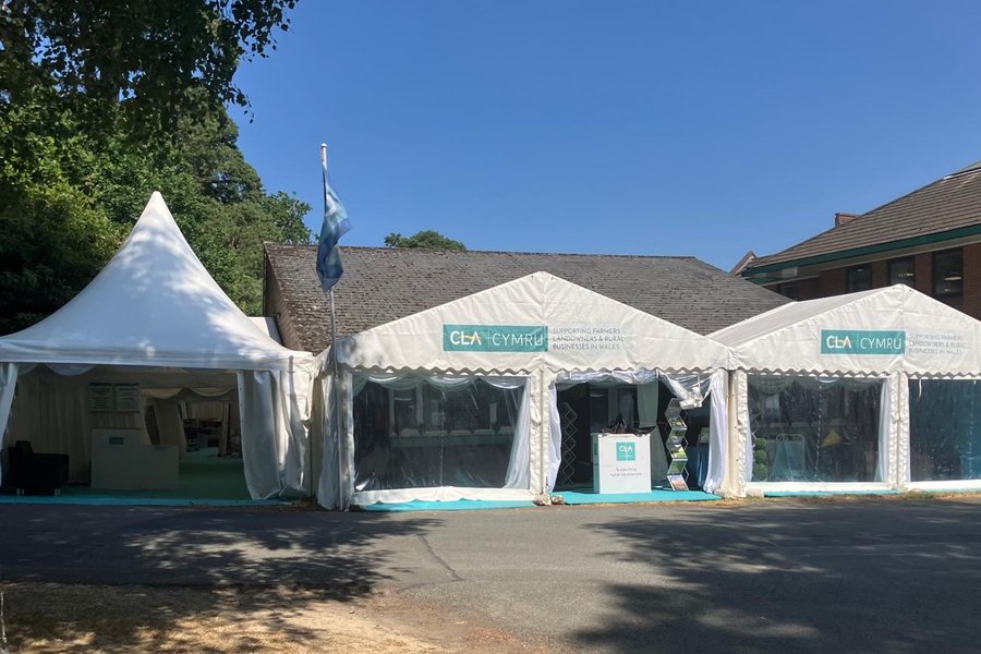 CLA Cymru Pavilion and Marquee