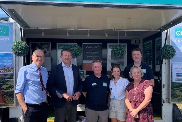CLA Cymru with First Minister and Rural Minister Anglesey Show