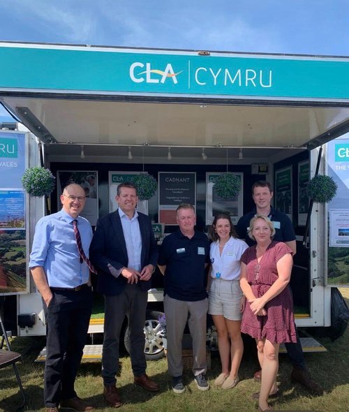CLA Cymru with First Minister and Rural Minister Anglesey Show