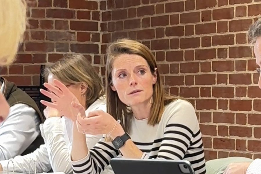 Cath - committee meeting photo