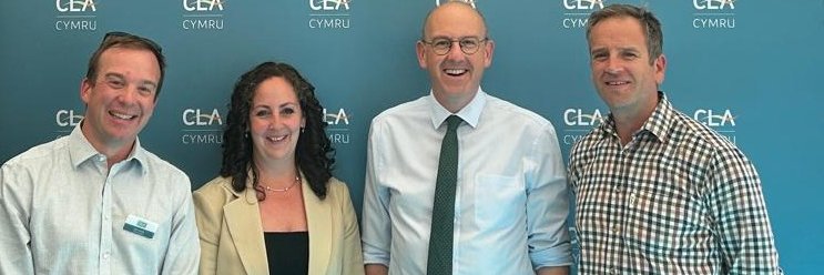 Rural Wales Minister Llyr Gruffydd with CLA Officer