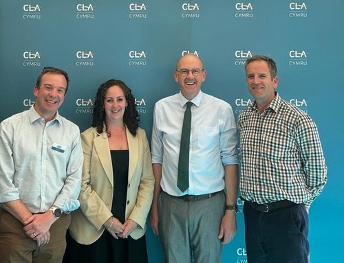 Rural Wales Minister Llyr Gruffydd with CLA Officer
