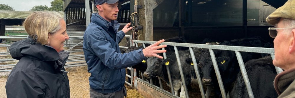 Emma Reynolds MP at Laceys Farm