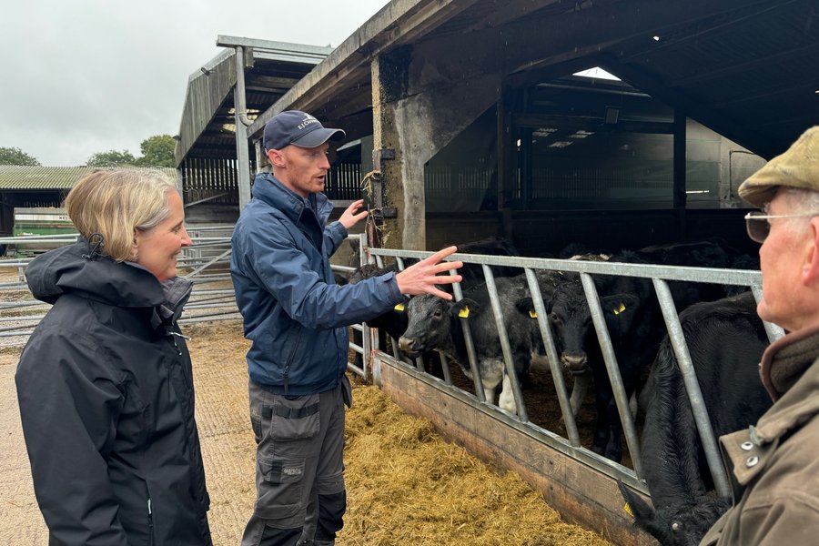 Emma Reynolds MP at Laceys Farm