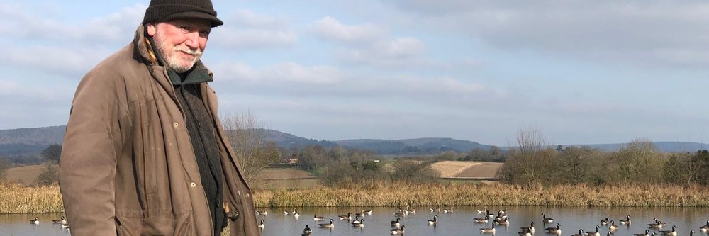 John James on his farm