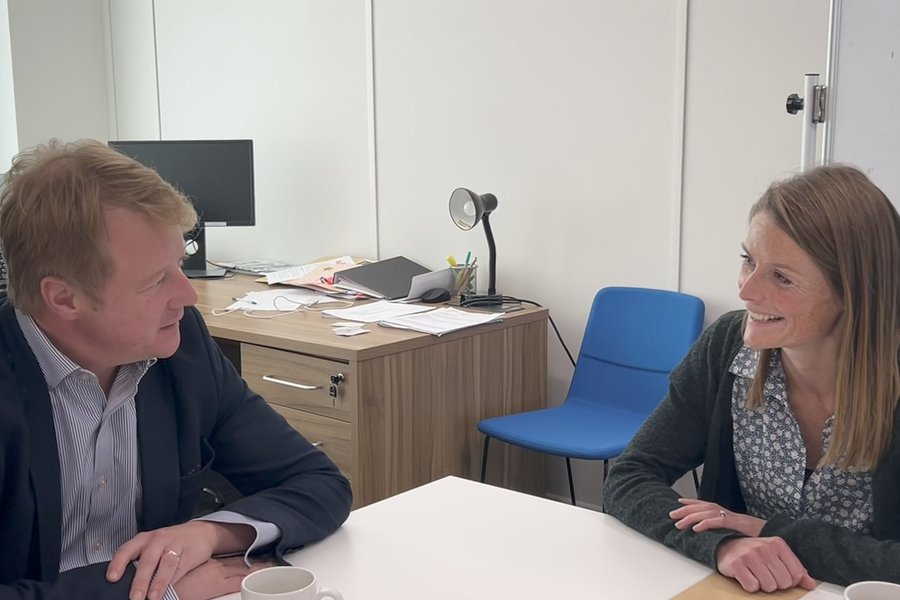 Paul Bristow and Cath Crowther