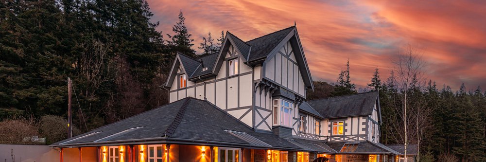 Plas Weunydd sunset
