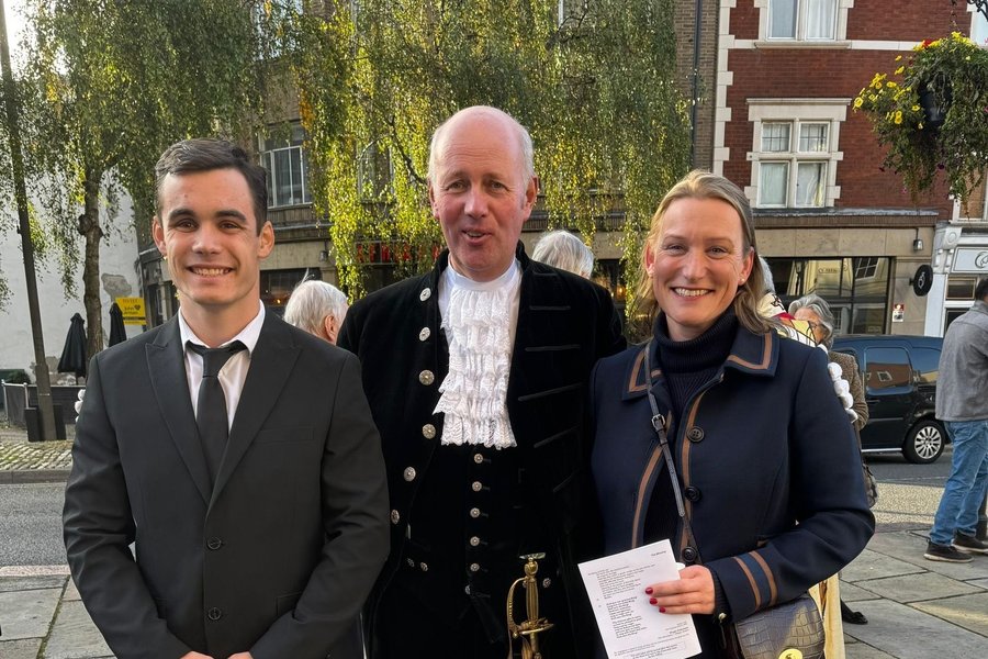 SD & Olly with Sir Richard