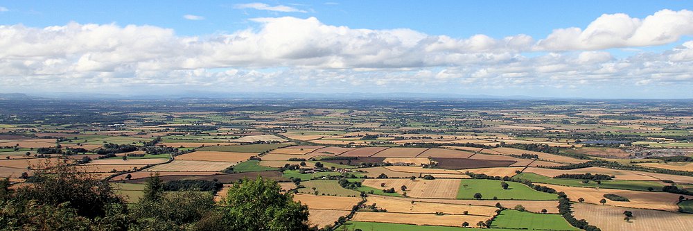 View from the Wrekin over Shropshire