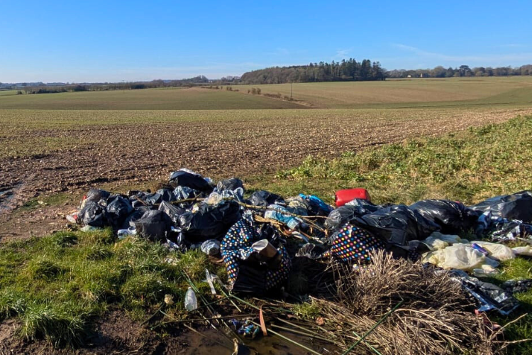 rural crime hub images - flytipping