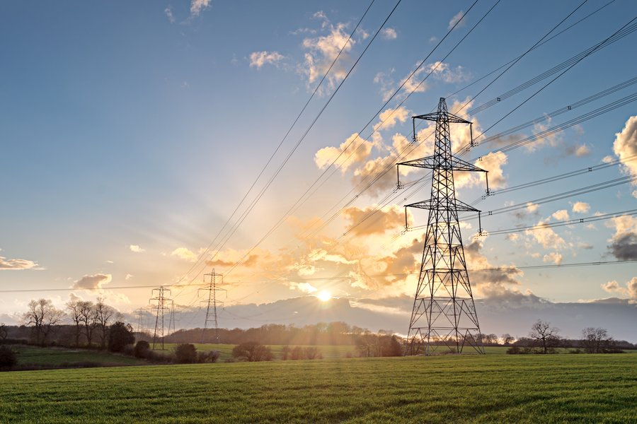 electricity pylons