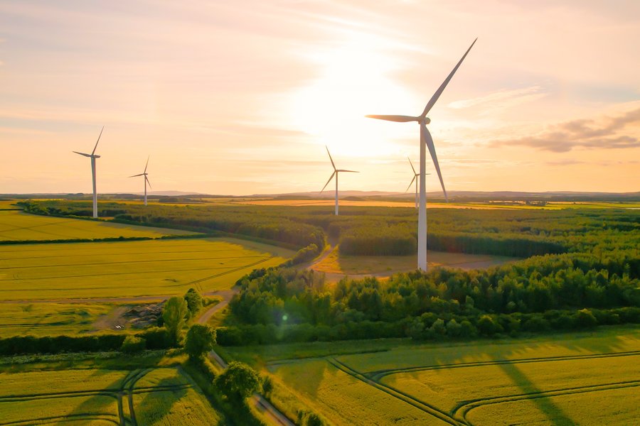 renewable wind landscape